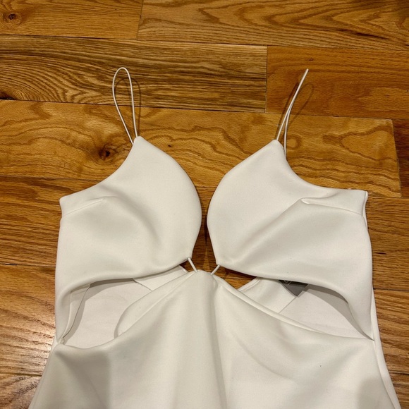 ASOS White Cut Out Dress - Picture 3 of 8